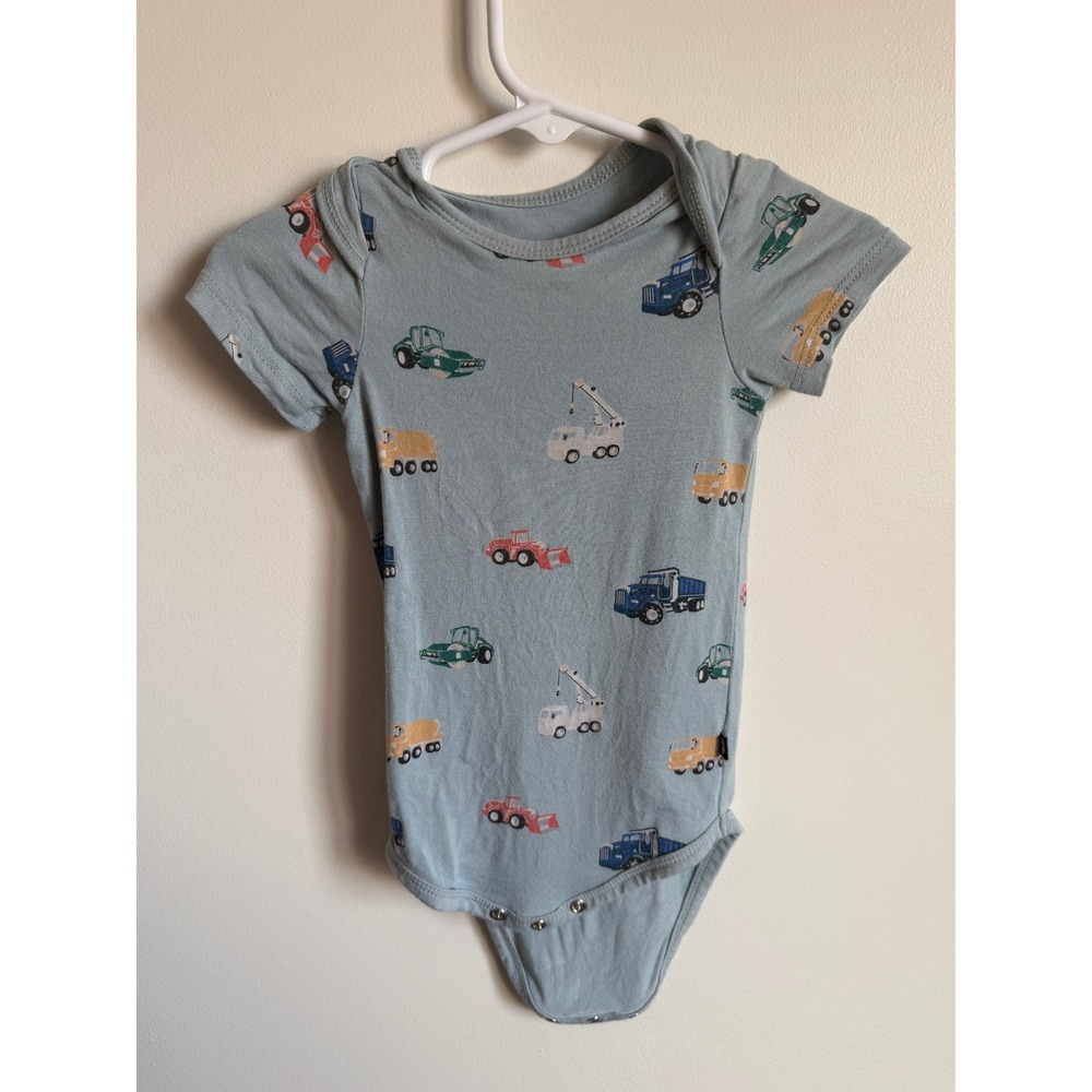 Kyte Baby Construction Print Bamboo Bodysuit 6-12 Months